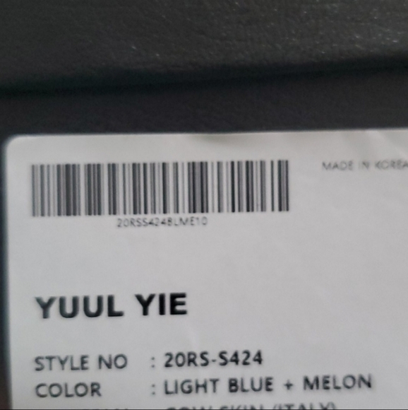 Light Blue Mules by Yuul Yie, Brand New - Picture 5 of 5